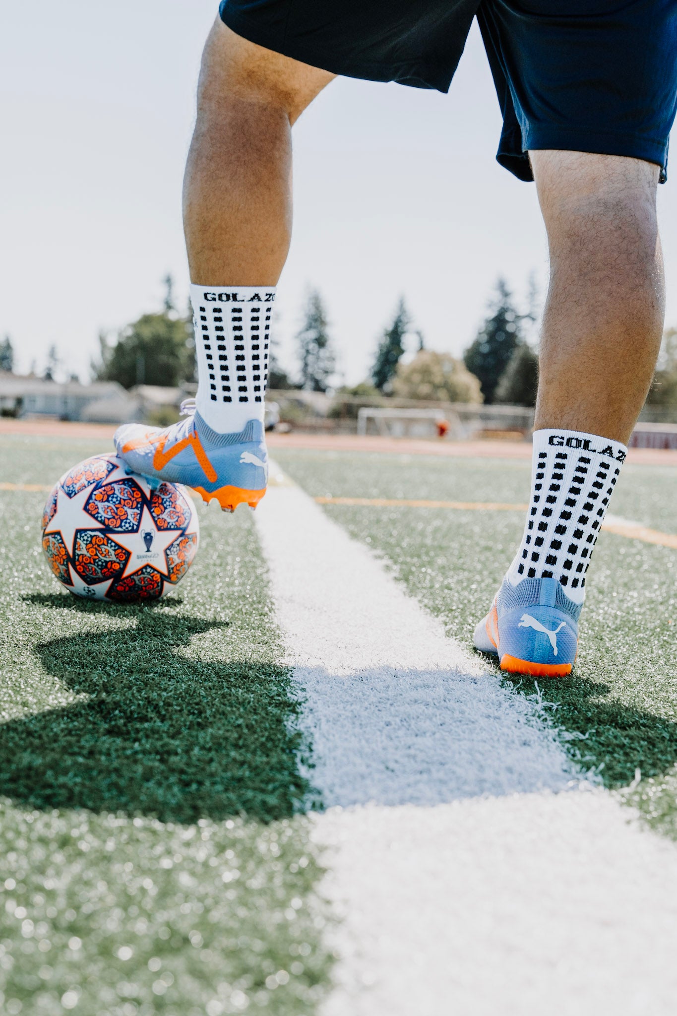 Golazo Sox White/Black